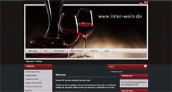 Desktop Screenshot of inter-wein.de